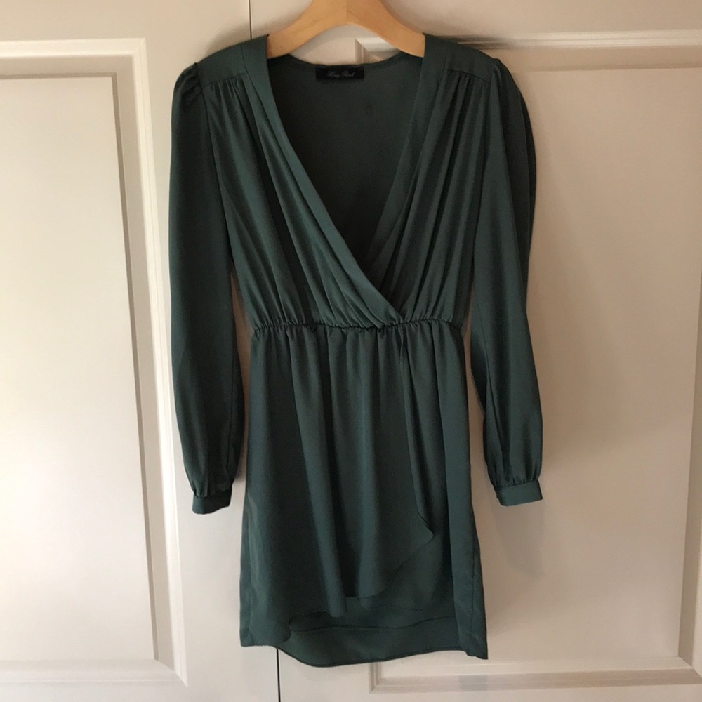 Green Wrap Dress